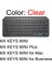 Clear-Mx Anahtarları Mını Klavye Kapak Için Mx Anahtarları Artı Mac Için Logitech Için Logi Kablosuz Koruyucu Koruyucu Cilt Temizle Silikon Kılıf Aksesuarları (Yurt Dışından) 1