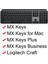 Clear-Mx Anahtarları Mını Klavye Kapak Için Mx Anahtarları Artı Mac Için Logitech Için Logi Kablosuz Koruyucu Koruyucu Cilt Temizle Silikon Kılıf Aksesuarları (Yurt Dışından) 4