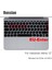 A1708 A1534 Ab Rus Euus-Enter Klavye Kapak Koruyucu Macbook Pro 13AIR 11 12 15 Dokunmatik Çubuk Modeli A1706/A1466 A1707/A1990/A2289/A1534 (Yurt Dışından) 4