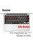 A1708 A1534 Ab Rus Euus-Enter Klavye Kapak Koruyucu Macbook Pro 13AIR 11 12 15 Dokunmatik Çubuk Modeli A1706/A1466 A1707/A1990/A2289/A1534 (Yurt Dışından) 5