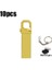 Gold-C8 1 GB 10 Adet Ücretsiz Özel Logo USB Flash Sürücü 4 GB 8 GB 2.0 Yüksek Hızlı Kalem Sürücü 16 GB 32 GB 64 GB 128 GB Pendrive Metal Anahtarlı USB Çubukları (Yurt Dışından) 1
