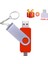 Kırmızı 64GB USB 2.0 Flash Sürücü Akıllı Telefon Otg 4gb 8gb 16GB 32GB 64GB Pendrive 3 In 1 USB Memory Stick Flash Sürücü (10 Adetten Fazla Ücretsiz Logo) (Yurt Dışından) 1