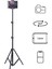 095 L16 iPad Standı Tripod Için Tablet Tutucu Standı 8 ''9.7'' 10.1'' Pro 12.9 iphone 11 12 Cep Telefonu Samsung Için Yüksekliği Ayarlanabilir (Yurt Dışından) 4