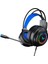 Siyah 3.5mm 3.5mm Oyun Kulaklığı Oyuncu Kulaklıkları 7.1 Çevresel Ses Stereo Kablolu Kulaklık USB Mikrofon Pc Dizüstü Ps4 Için Renkli Işık (Yurt Dışından) 3