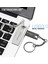 Gümüş 128GB Metal Usb3.0 Flash Sürücü 16GB 8gb Memory Stick Kalem Sürücü 32GB 64GB 128GB Su Geçirmez Yüksek Hızlı 3.0 Memoria USB Disk Pendrive (Yurt Dışından) 3