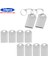 Gümüş 8 GB 10 Adet/grup USB Sopa Mini Kalem Sürücü USB Flash Sürücüler 128 GB Pendrive 64 GB 32 GB 16 GB Metal Disk Cle USB Ücretsiz Özel Logo (Yurt Dışından) 1