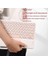 Pembe Kablosuz Bluetooth Klavye Dokunmatik Yüzeyli iPad Keybaord Için Samsung Galaxy Xiaomi Huawei iPad 5 6 9.7 10.2 10.5 7 8th Air 4 (Yurt Dışından) 4