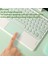 Pembe Kablosuz Bluetooth Klavye Dokunmatik Yüzeyli iPad Keybaord Için Samsung Galaxy Xiaomi Huawei iPad 5 6 9.7 10.2 10.5 7 8th Air 4 (Yurt Dışından) 5