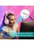 Pembe Hiçbir Kutu Hifi Stereo Pc Kulaklık Gamer Girls Pembe Kedi Ps4 Dizüstü Telefon Için Mikrofonlu Kulaklıklar Rgb Işık Siyah Kablolu Kulaklık Hediye (Yurt Dışından) 2