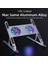 Gümüş Alüminyum Ayarlanabilir Laptop Standı Macbook Bilgisayar Pc iPad Tablet Desteği Dizüstü Standı Soğutma Fanı Pad Dizüstü Bilgisayar Tutucu Tabanı (Yurt Dışından) 4