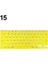 Sarı Klavye Kılıfı Klavye Yumuşak Kılıf Apple Air Pro Için 13/15/17 Inç Kapak Koruyucu 2020 (Yurt Dışından) 2