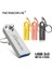 Gümüş 128 GB USB 3.0 Flash Sürücü Metal Mini Pendrive 32 GB 64 GB 128 GB USB Sopa Cle USB Kalem Sürücü Anahtarlık USB Flash (Yurt Dışından) 2
