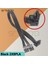 Siyah 2X8PLA 60CM Yeni 2 * Cpu 8-Pin'den 16 Pin'e 3* Cpu 8-Pin Erkek Pcı-E 5.0 12VHPWR Rtx 4090 Corsair Psu 16AWG 600W Adaptör Kablosu (Yurt Dışından) 1