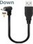 Sağ 150CM Yukarı Aşağı Sol Sağ Açılı 90 Derece USB Mikro USB Erkek - USB Erkek Veri Şarj Bağlantı Kablosu 25CM 50CM Tablet Için 150CM (Yurt Dışından) 5
