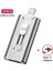 Gümüş Gönderme Tip C 128GB 4 In 1 Metal USB Flashdrive 128GB Otg Sürücü 32GB 64GB iPhone 11 Pro/xr/xs Için USB 3.0 Flash Disk Max USB Bellek Çubuğu 256GB 512G (Yurt Dışından) 1