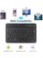 200MM x 125MM Mini Kablosuz Bluetooth Klavye Klavye Ipad Cep Tablet Telefon Sessiz Düğmesi Şarj Edilebilir Klavye Android Ios Windows Için (Yurt Dışından) 2