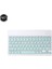 Sarı Mini Kablosuz Klavye Bluetooth Klavye ve Fare Keycaps Rusça Bluetooth Klavye ipad Tablet Telefon Dizüstü Bilgisayar Için Şarj Edilebilir (Yurt Dışından) 3