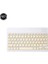 Sarı Mini Kablosuz Klavye Bluetooth Klavye ve Fare Keycaps Rusça Bluetooth Klavye ipad Tablet Telefon Dizüstü Bilgisayar Için Şarj Edilebilir (Yurt Dışından) 5