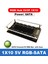 1X10 5V Rgb-Sata 5V 3P-100CM 12V 4pin Rgb Aura 5V 3 Pin Argb Rgbw Kablo Ayırıcı Hub Kılıfı W/ Bant Uzatma Kablosu Adaptörü LED Şerit Işık Pc Rgb Fan Soğutucu (Yurt Dışından) 5