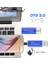 Altın 64 GB 3 In 1 Otg USB 3.0 Kalem Sürücü USB Flash Sürücü 16 GB 32 GB 64 GB Flash Sürücü 128 GB Android Mobil Için Ücretsiz C Tipi Adaptör (Yurt Dışından) 5