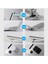 Gümüş 2 Adet Laptop Standı Bilgisayar Klavye Tutucu Mini Taşınabilir Bacaklar Dizüstü Bilgisayar Standları Macbook Huawei Xiaomi Dizüstü Için Alüminyum Destek (Yurt Dışından) 5