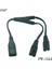 1 Ila 1 1.8m 1pc Iec 320 C8 2pin Erkek - 2 x C7 Dişi Y Bölünmüş Güç Kablosu Yaklaşık 28CM Iec 320 C7 - C8 Uzatma Kabloları C8 Erkek - C7 Dişi (Yurt Dışından) 2