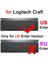 Logitech Craft Için Temizle Klavye Kapak Logi Kılıf Için Kablosuz Koruyucu Koruyucu Cilt Siyah Şeffaf Silikon Tpu Kılıf Bilgisayar (Yurt Dışından) 2