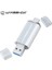 Gümüş 64GB Hotsale Wansenda Otg USB Flash Sürücü Tip C Kalem Sürücü 512GB 256GB 128GB 64GB 32GB 16GB USB Stick 3.0 Pendrive Tip-C Cihaz Için (Yurt Dışından) 1
