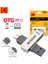 128 GB 2 Adet Kodak K273 USB Flash Sürücüler Yüksek Hızlı 128 GB U Disk Usb3.2 32 GB 64 GB Metal Otg Sopa 100% Orijinal (Yurt Dışından) 4
