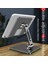 MT134 Gümüş Metal Masa Cep Telefonu Tutucu iPhone iPad Xiaomi Için Standı Ayarlanabilir Masaüstü Tablet Tutucu Evrensel Masa Cep Telefonu Standı (Yurt Dışından) 5