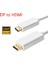 1080P Dp - Hdmıw 3m Dp - HDMI Uyumlu Kablo 4K 1080P 30Hz Displayport - Hd Adaptör Pc Hdtv Projektör Dizüstü Bilgisayar Için Ekran Bağlantı Noktası Video Ses (Yurt Dışından) 1