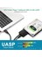 C Fişsiz Sata USB 3.0 Adaptörüne USB Sata Kablosu 6 Gbps'ye Kadar Destek 2.5 Veya 3.5 Inç Harici SSD HDD 22 Pin Sata3 Sabit Sürücü Kablosu (Yurt Dışından) 4