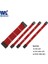 Kırmızı 300MM Winkool Dişi - Erkek 18AWG Kollu Psu Uzatma Güç Kablosu / Kablo Kitleri 1x Atx 24P Cpu 8p 2x Pcı-E 8p (Yurt Dışından) 1