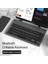 Korece Klavye Ajıuyu Mini Katlanır Bluetooth Klavye Kablosuz Klavye Standı ile Telefon Tablet Klavye Android Ios Windows iPad Xiaomi Için (Yurt Dışından) 4