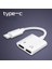 Tip-C - Tip-C Tip C Adaptör 2 In 1 Splitter Için Samsung Galaxy S21 S20 Fe Not 20 Ultra Not 10 Artı USB C - 3.5 Jack Kulaklık Ses Kablosu (Yurt Dışından) 1