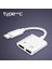 Tip-C - Tip-C Tip C Adaptör 2 In 1 Splitter Için Samsung Galaxy S21 S20 Fe Not 20 Ultra Not 10 Artı USB C - 3.5 Jack Kulaklık Ses Kablosu (Yurt Dışından) 2