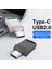 Gümüş 128GB Tip C USB 2.0 Flash Sürücü 32GB 64GB 128GB iPhone ve Android Için USB C / Usb2.0 Özel Logolu Flash Disk (Yurt Dışından) 2