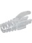 Şeffaf 50 Adet 10-50PC Rj-45 Cat6 CAT5E Adaptör Kapağı Ethernet Ağ Kablosu Konnektör Fişleri RJ45 Kapaklar Cat 5 Cat6 Koruyucu Kılıf Çok Renkli (Yurt Dışından) 1