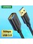 5 Gbps-Metal Gri 2 M Uyeşıl USB Uzatma Kablosu Akıllı Dizüstü Pc Tv Için USB 3.0 Kablosu Xbox One SSD USB 3.0 2.0 Genişletici Kablosu Mini Hızlı Hızlı Kablo (Yurt Dışından) 2