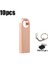 Rose-C3 64GB 10PCS Ücretsiz Özel Logo USB Flash Sürücü 4gb 8gb 2.0 Yüksek Hızlı Kalem Sürücü 16GB 32GB 64GB 128GB Pendrive Metal USB Anahtarlı Çubuklar (Yurt Dışından) 1