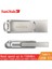 Sdddc4 128 GB Orijinal Sandisk USB Flash Sürücü 32 GB 64 GB 128 GB 256 GB 512 GB 1 Tb Tip-C Otg USB 3.1 Memory Stick Metal U Disk Sdddc4 Pendrive (Yurt Dışından) 1