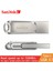 Sdddc4 128 GB Orijinal Sandisk USB Flash Sürücü 32 GB 64 GB 128 GB 256 GB 512 GB 1 Tb Tip-C Otg USB 3.1 Memory Stick Metal U Disk Sdddc4 Pendrive (Yurt Dışından) 2