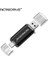 Siyah 128GB Tip C Otg USB 2.0 Flash Sürücüler 2'si 1 Arada Memory Stick Kalem Sürücüsü 64GB 128GB Android Telefon Için Yüksek Hızlı 16GB 32GB Harici Depolama (Yurt Dışından) 1