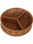 Rattan Sepetleri Yuvarlak Meyve Sepetleri Ör Dekoratif Aperatif Tepsisi Çapı 28 cm (Yurt Dışından) 2