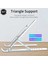 Beyaz Taşınabilir Katlanabilir Dizüstü Bilgisayar Standı Kaymaz Ayarlanabilir Masaüstü Dizüstü Bilgisayar Tutucu Dizüstü Bilgisayar Macbook Pro Air iPad Pro Için Dizüstü Standları (Yurt Dışından) 5