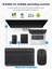 Ingilizce Mor Tablet Kablosuz Klavye iPad Samsung Xiaomi Huawei Teclado Için Bluetooth Uyumlu Klavye ve Fare Ios Android Windows Için (Yurt Dışından) 3