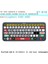 KT-818 Klavye Çıkartmalar Logitech K480 K380 Kablosuz Bluetooth Klavye Düğmesi Çıkartmalar Karikatür Anime Kişilik Yaratıcılık Sevimli (Yurt Dışından) 1