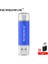 Mavi 256 GB 3 In 1 Otg Kalem Sürücü Tip-C 16 GB 32 GB 64 GB Flaş Usb2.0 Memory Stick Flaş Pendrive 128 GB 256G 512G Cle U Disk Kalem Hediye (Yurt Dışından) 1