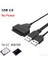 USB 2.0 Sata USB 3.0 Kablosu Güç Kaynağı Adaptörü 2.5 3.5 Inç Sabit Disk Disk Harici Konektör SSD HDD 22PIN Adaptör Sata A USB (Yurt Dışından) 1