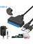 USB 2.0 Sata USB 3.0 Kablosu Güç Kaynağı Adaptörü 2.5 3.5 Inç Sabit Disk Disk Harici Konektör SSD HDD 22PIN Adaptör Sata A USB (Yurt Dışından) 2